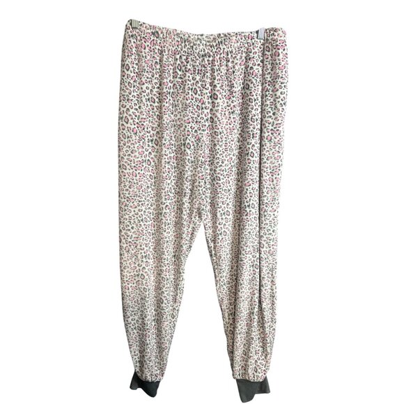 Velour Joyspun Womens Large Leopard Print Pajama Set - Picture 7 of 7